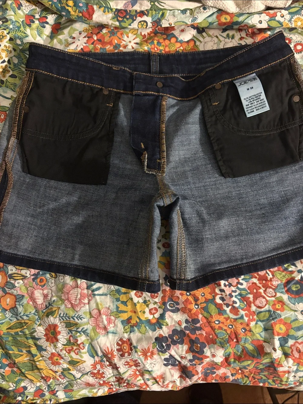 Joe's Jeans Chrissy dark Blue Denim Shorts